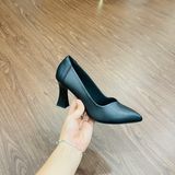  Giày cao gót 7cm ốp đồng xẻ tim giữa MT264 