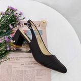  Xăng đan gót trụ 6cm mũi tròn MT267 