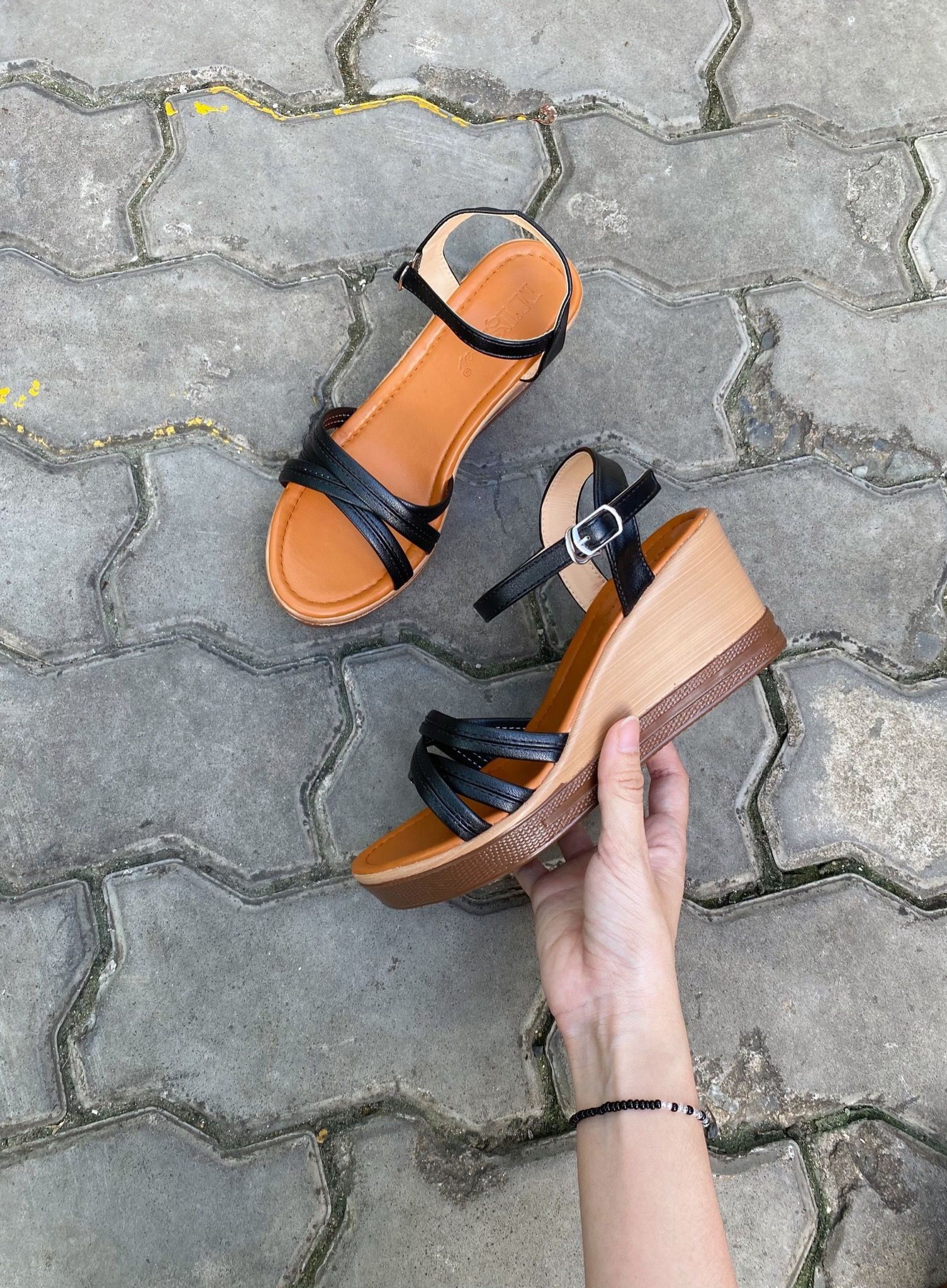  Sandal xuồng 3 dây 7cm  MT93 
