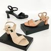 Giày sandal nữ quai ngang gót 5cm MT3043