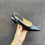 Xăng đan 3cm mũi xẻ tim, gót tam giác MT3078 