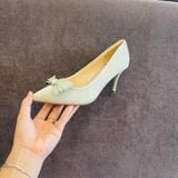  Giày gót nhọn 7cm nơ MT3081 