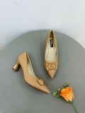  Giày nơ khóa gót 5cm MT310 