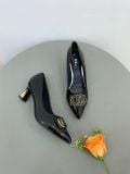  Giày nơ khóa gót 5cm MT310 