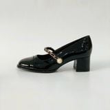  Giày phong cách cổ điển thiết kế Mary Jane gót cao 5cm MT3266 