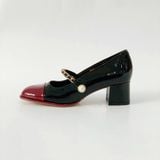  Giày phong cách cổ điển thiết kế Mary Jane gót cao 5cm MT3266 