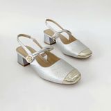  Giày sandal sục mũi vuông 3cm MT3291 