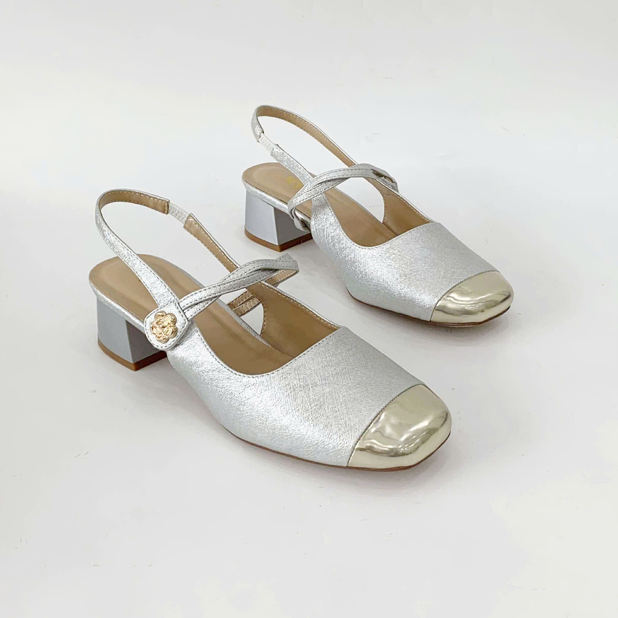  Giày sandal sục mũi vuông 3cm MT3291 
