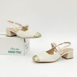  Giày sandal sục mũi vuông 3cm MT3291 