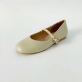  Giày búp bê mũi tròn quai cài khóa sang trọng MT3296 