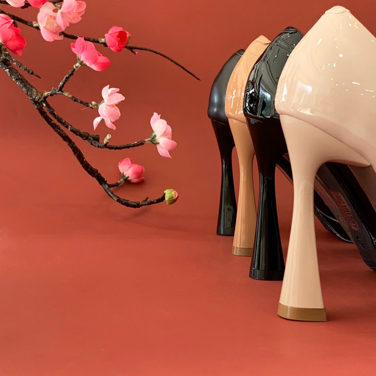  Giàycông sở gót nhọn 10cm 534 