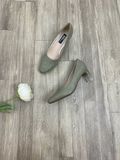 Giày VIP công sở mũi tròn, gót mika dẹp 5cm MT396 