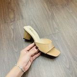  Guốc 5cm mũi vuông MT421 