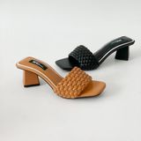  Guốc 5cm quai tết bính 9235 