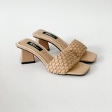  Guốc 5cm quai tết bính 9235 