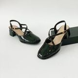  Sandal sục nữ phối 2 quai chéo mảnh 5cm MT3262 