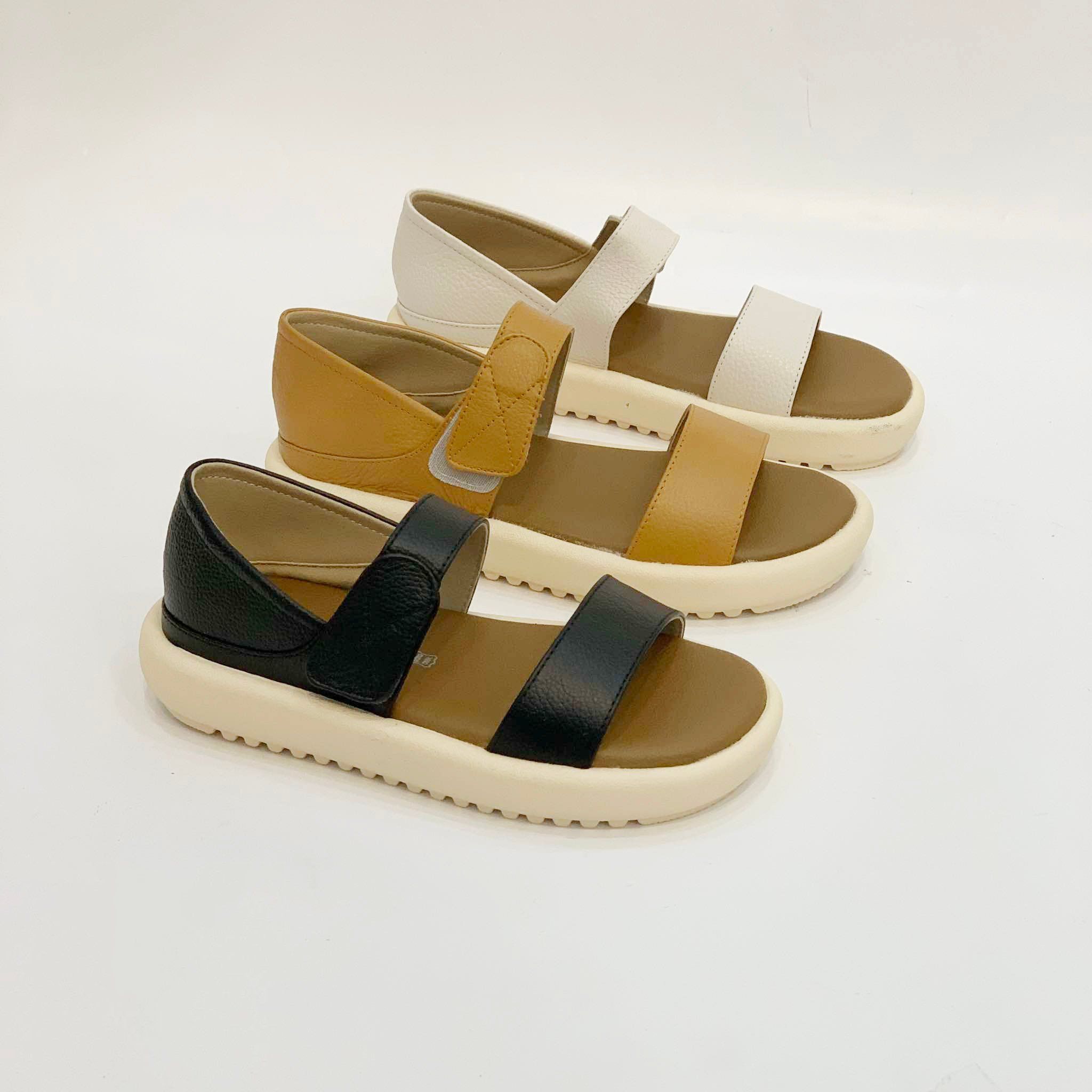  Sandal nữ da thật hai quai ngang  MT839 