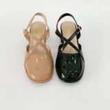  Sandal sục nữ phối 2 quai chéo mảnh 5cm MT3262 