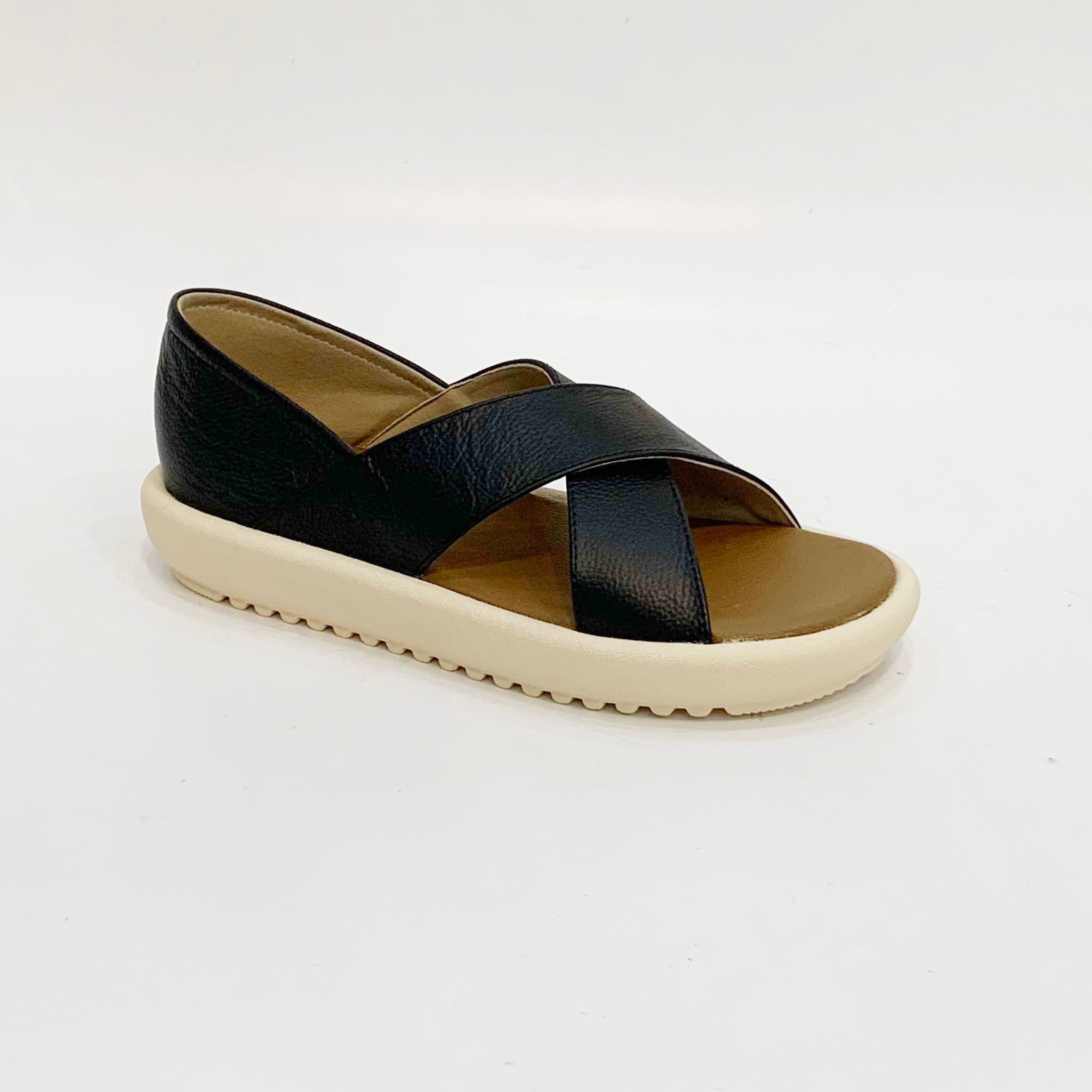  Sandal nữ da thật hai quai chéo MT840 