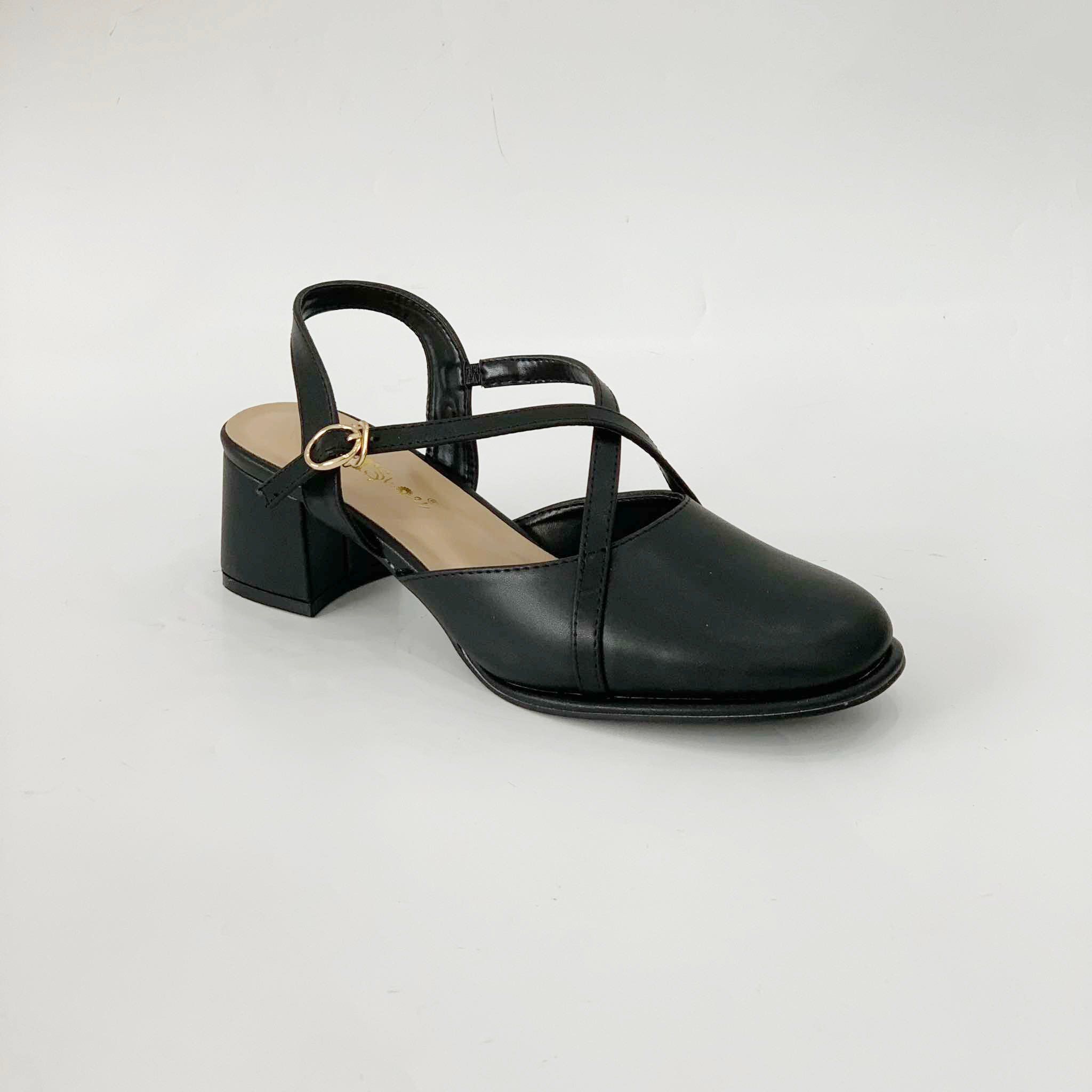  Sandal sục nữ phối 2 quai chéo mảnh 5cm MT3262 