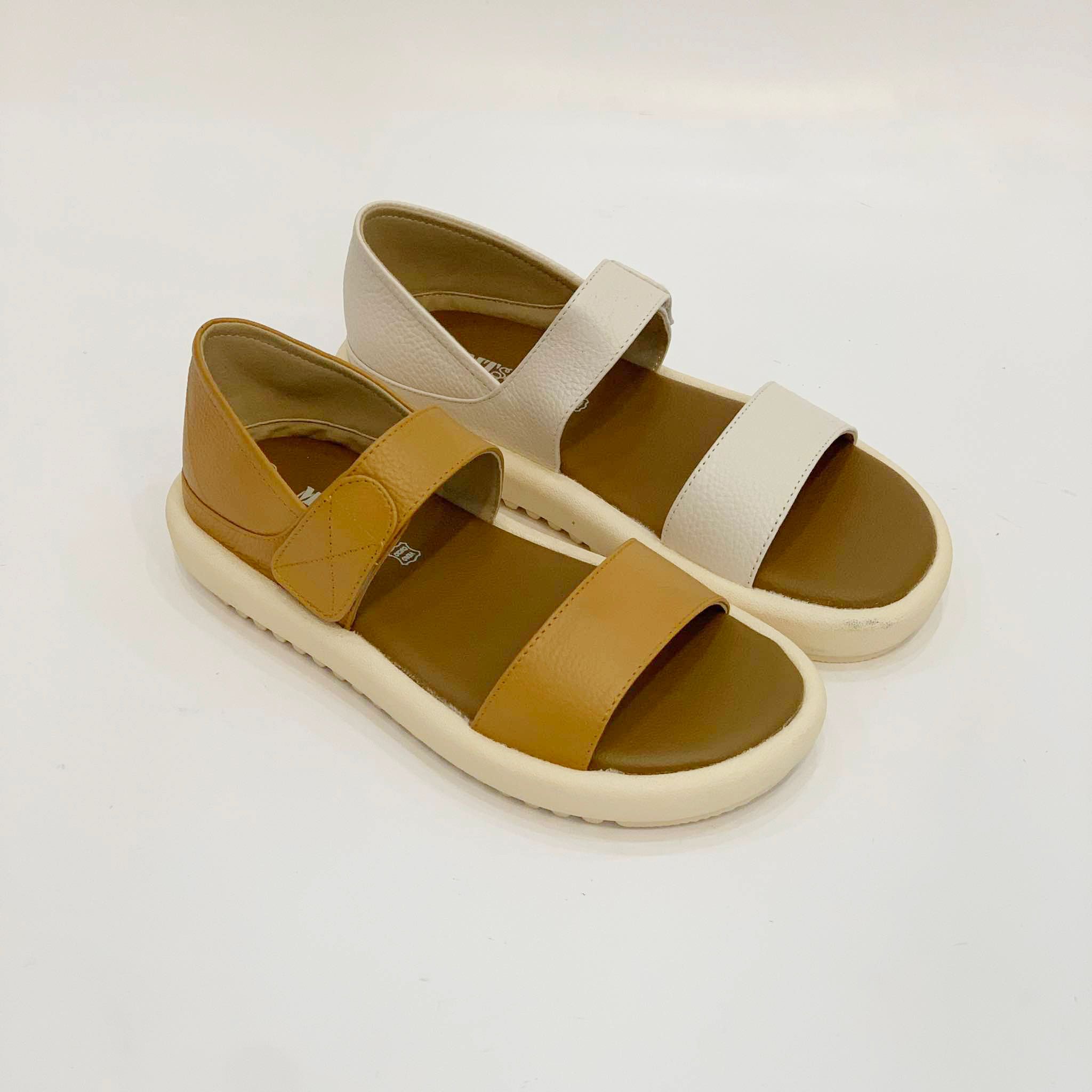  Sandal nữ da thật hai quai ngang  MT839 