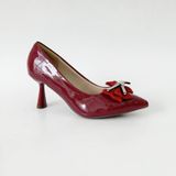  Giày cao gót nữ phối nơ MT598 