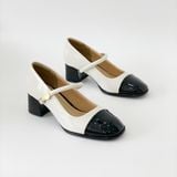  Giày phong cách cổ điển thiết kế Mary Jane gót cao 5cm MT3266 