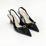  Giày sandal cao gót phối nơ xinh MT2524 