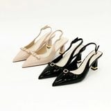  Giày sandal cao gót phối nơ xinh MT2524 