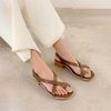 giày sandal nữ xỏ ngón quai đan chéo đế 3cm MT3312 