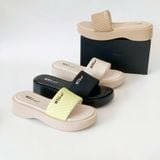  Dép bánh mỳ nũ quai ngang 3cm siêu êm 538 