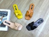  Dép nữ đế bệt quai đính nơ MT558 