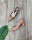  Giày VIP công sở gót lục giác 5cm 395 