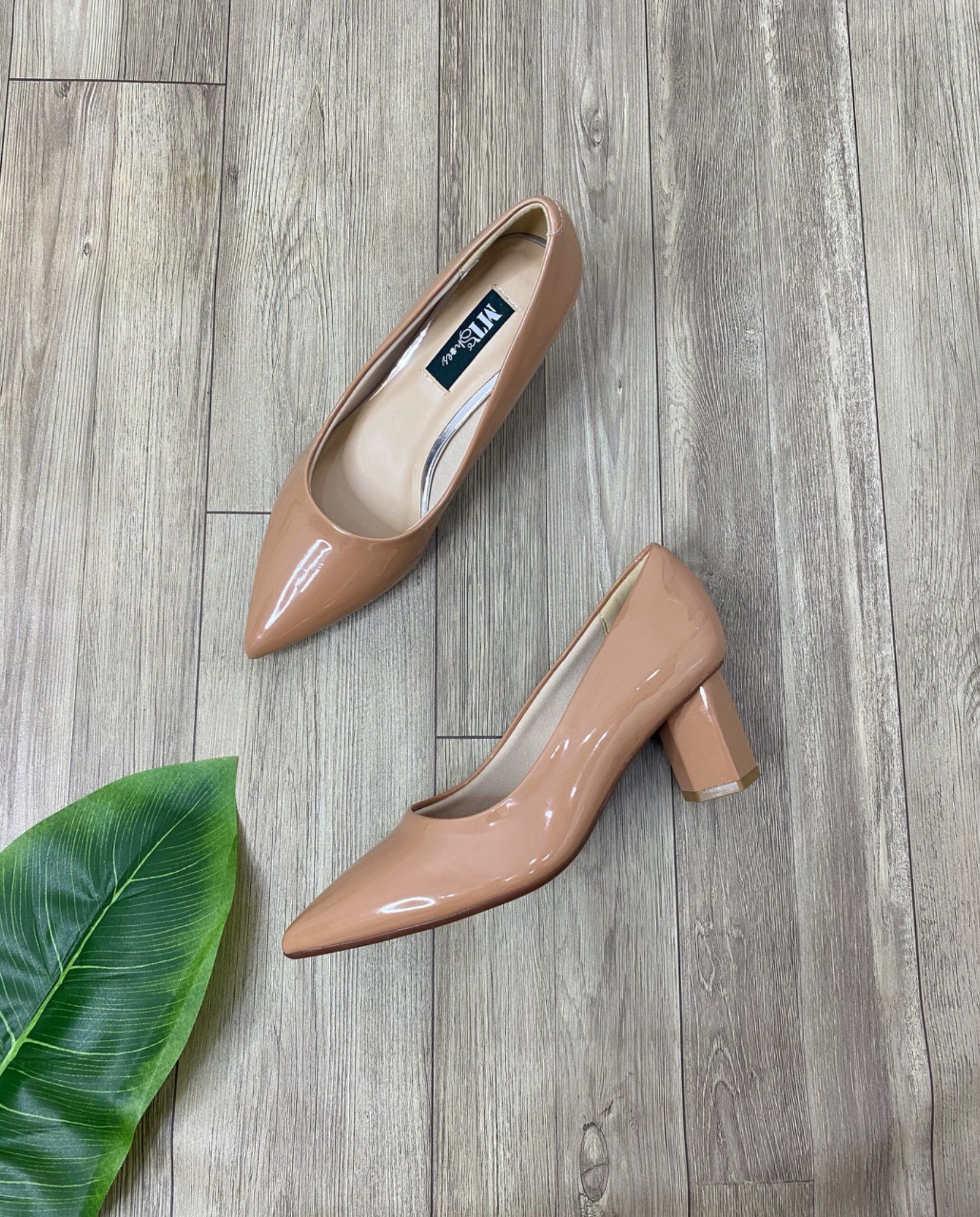  Giày VIP công sở gót lục giác 5cm 395 