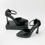  Sandal đúp mũi, gót 10cm 566 