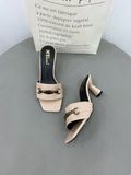  Guốc 5cm quai ngang khóa MT581 