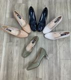  Giày VIP công sở mũi tròn, gót mika dẹp 5cm MT396 