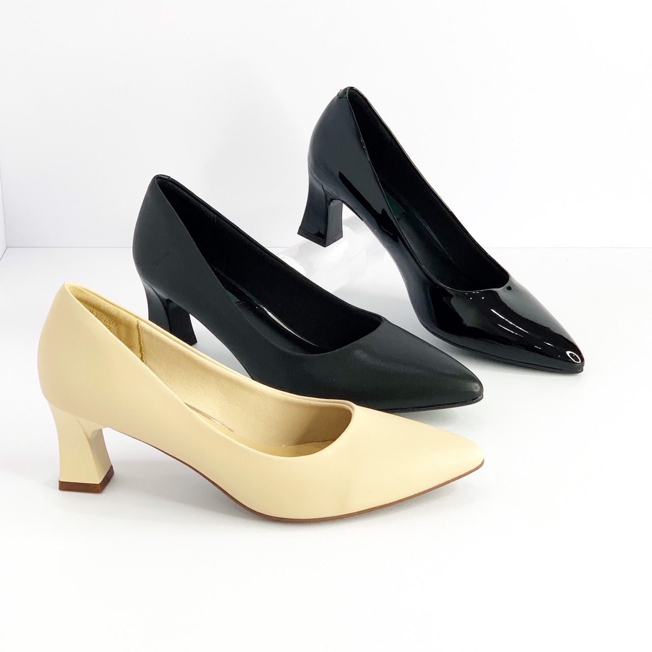  Giày VIP công sở gót trụ 5cm 590 