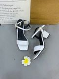  Sandal mũi vuông quai ngang 5cm MT595 