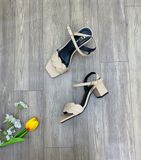  Sandal 5cm quai đan mũi vuông MT608 