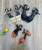  Sandal 5cm quai đan mũi vuông MT608 
