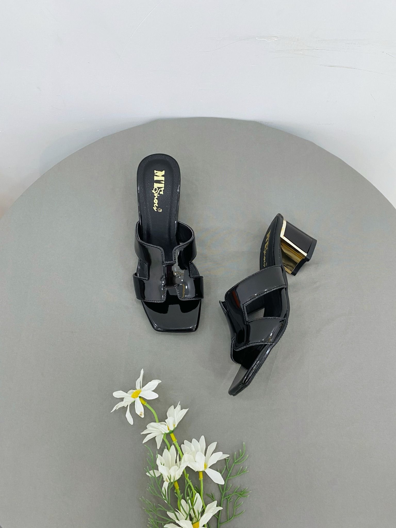  Dép chữ H gót 5cm MT636 
