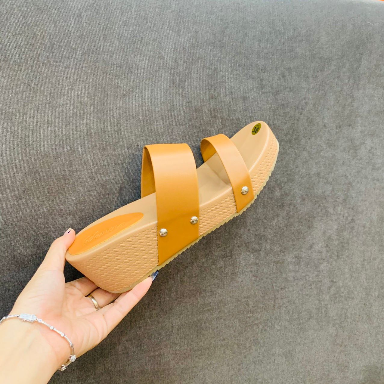  Dép xuồng 2 quai đế 5cm MT637 