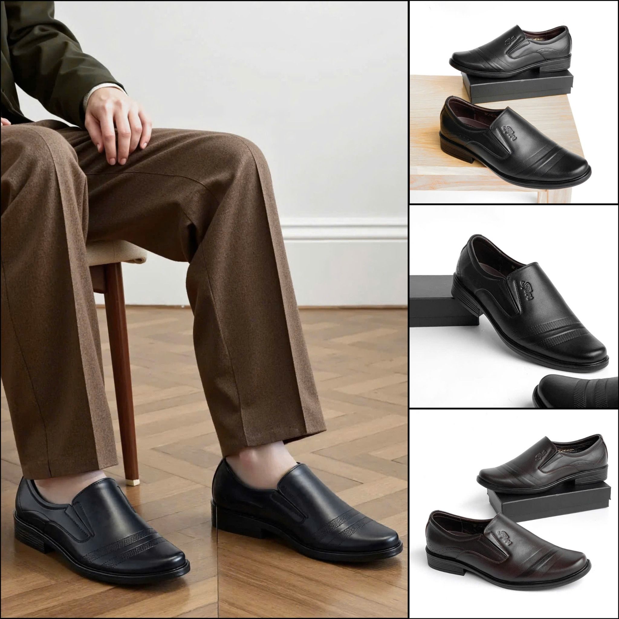  Giày tây nam da bò cao cấp 724 