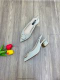  Sandal bít mũi khóa tròn 5cm  MT353 