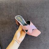  Guốc quai chéo chữ X 5cm MT903 