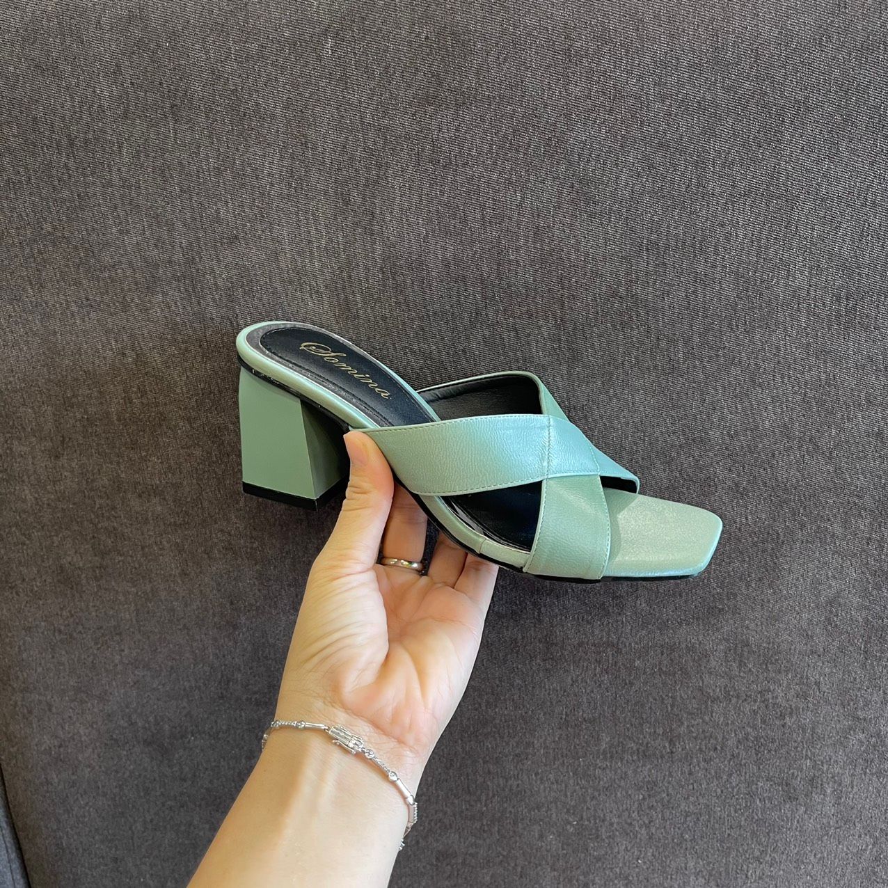  Guốc quai chéo chữ X 5cm MT903 