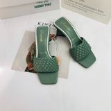  Guốc 5cm quai tết bính 9235 