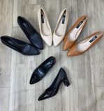  Giày VIP công sở mũi nhọn gót cạnh 5cm MT749 