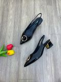  Sandal bít mũi khóa tròn 5cm  MT353 